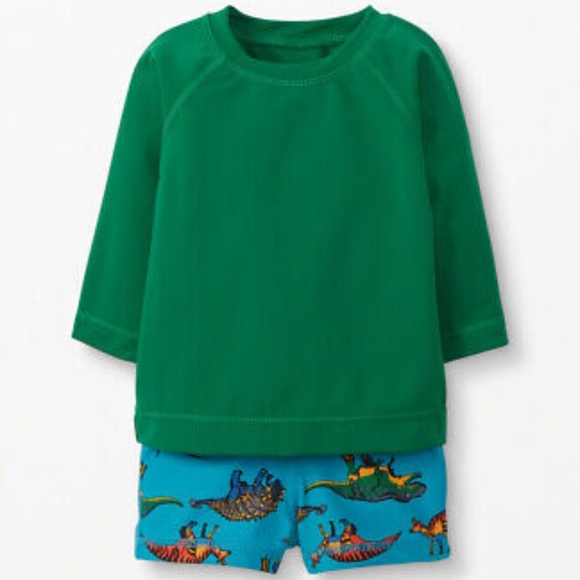 Hanna Andersson Swim Hanna Anderson Baby Boy Rash Guard Swim Short